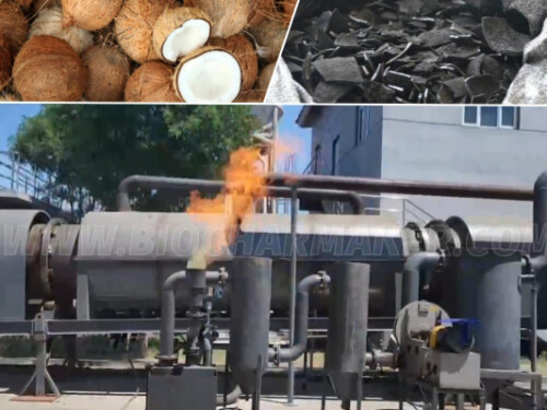 Coconut Shell Charcoal Making