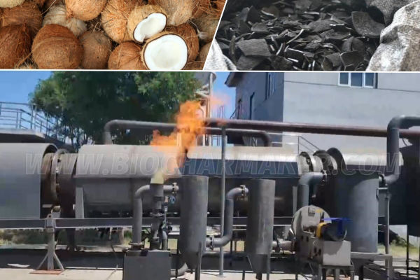 Coconut Shell Charcoal Making