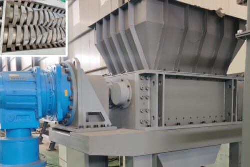 Trituradora de doble eje