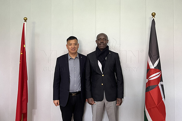 Kenya cuatomer factoy visit of Biomass Charcoal Making Machine