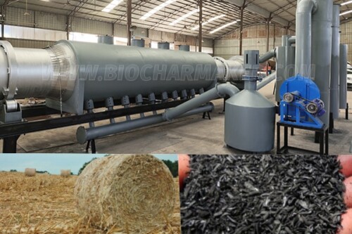 Straw Charcoal Making Machine