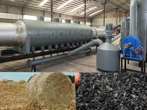 Straw Charcoal Making Machine