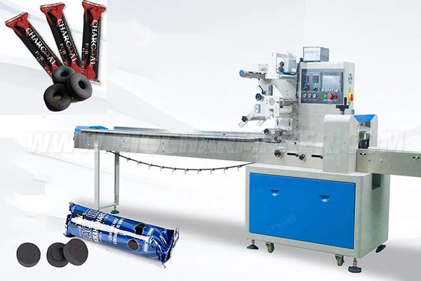 Charcoal packing equipment with film