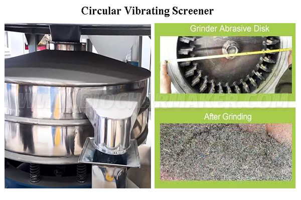 Circular vibrating screen details