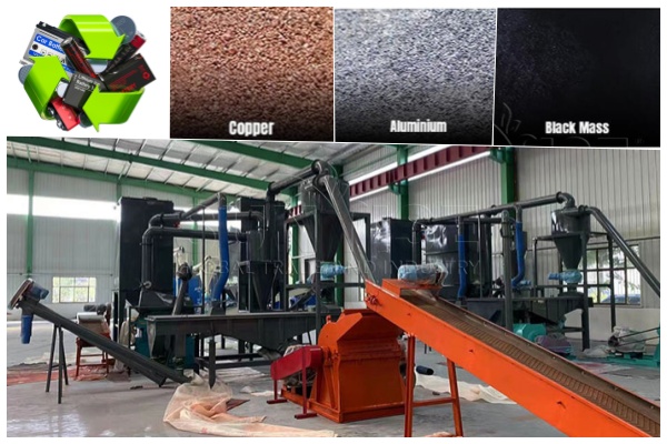Lithium battery recycling machine for sale